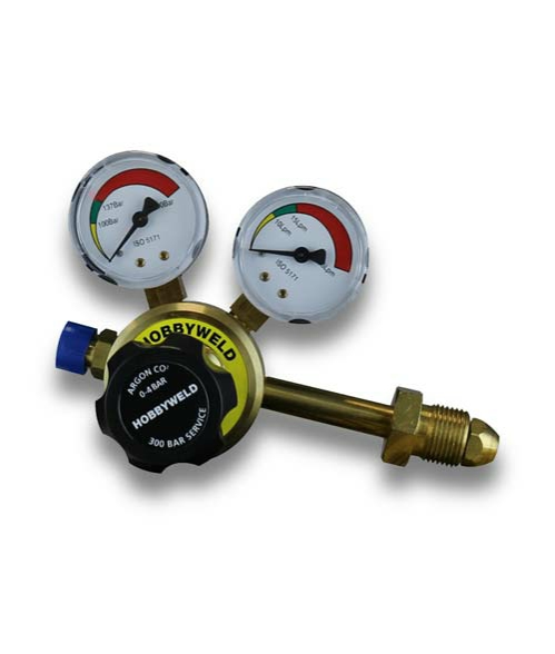 Hobbyweld Single Stage Two Gauge Argon/CO2 Regulator